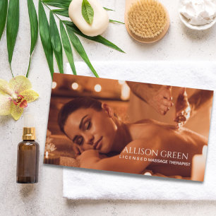 Beauty Salon SPA Aromatherapy Massage Salon  Business Card