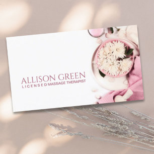 Beauty Salon SPA Aromatherapy Massage Salon  Business Card