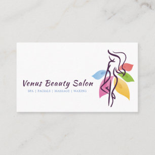 Beauty Salon Spa Logo Design Business Card