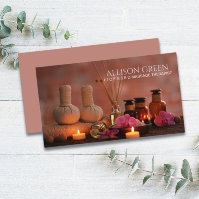 Beauty Salon SPA Massage Salon Aromatherapy Business Card (Beauty Salon SPA Massage Salon Aromatherapy Business Card)