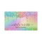 Beauty Salon SPA Modern Rainbow Glitter Drips 