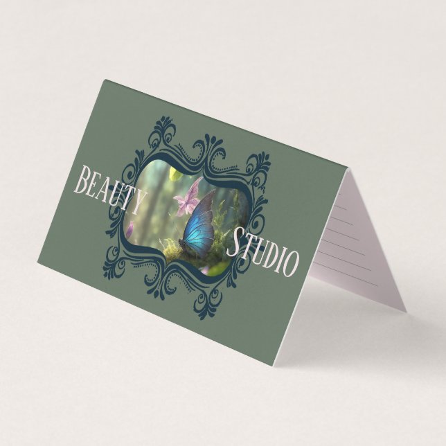 Beauty Salon Studio - Business Card (Front)