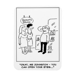 Beauty Salon Surprise Magnet