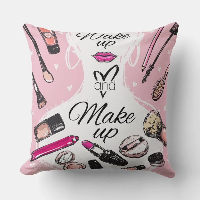  Beauty Salon     Throw Pillow (Front)