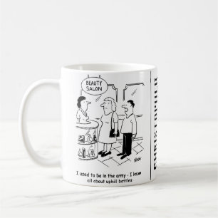 Beauty Salon & Uphill Battles Coffee Mug