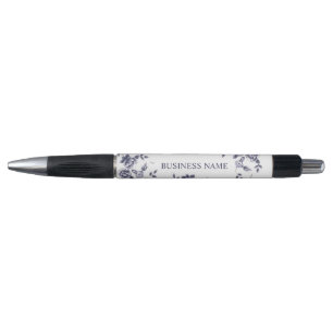 Beauty Salon Vintage Blue & White Floral
