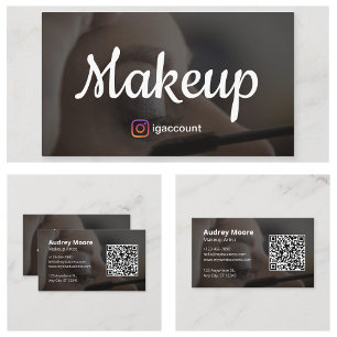 Beauty Salons Aesthetician Makeup Artist Business Card