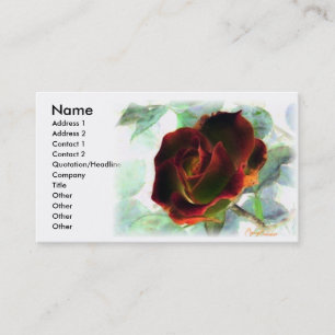 Beauty scene business card