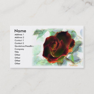 Beauty scene business card