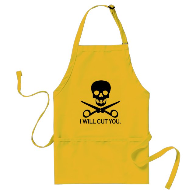 Beauty Shop Pirate 1 Standard Apron (Front)