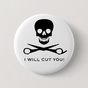 Beauty Shop Pirate 6 Cm Round Badge