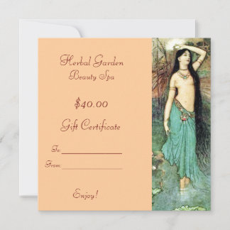 Beauty Spa Gift Certificates