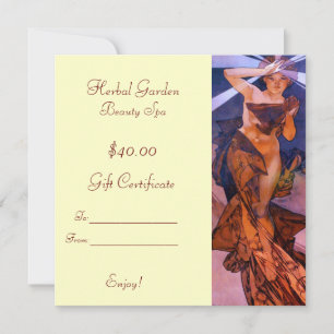 Beauty Spa Gift Certificates