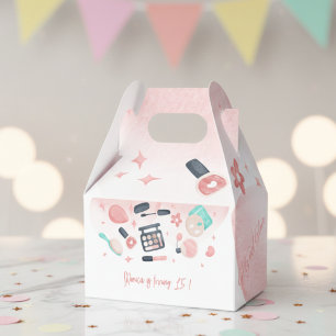 Beauty spa glitz and glam birthday party favour box