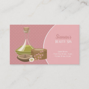 Beauty Spa Salon Business Card