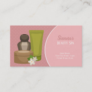 Beauty Spa Salon Business Card
