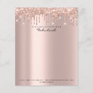 Beauty Sparkly Lashes Makeup Stylist Event Planner Flyer