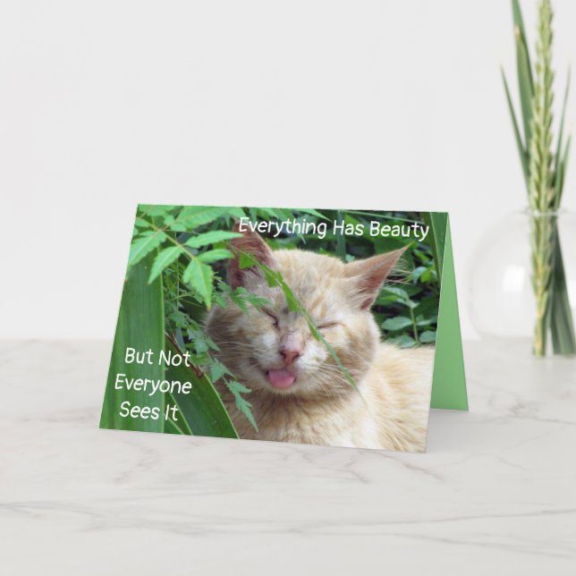 Beauty - Starring Beast The Stray - Greeting Card (Front)