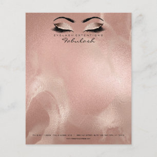 Beauty Studio Lashes Makeup Stylist Artist Silk Flyer