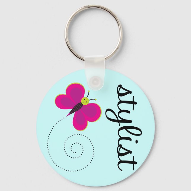 Beauty Stylist Keychain (Front)