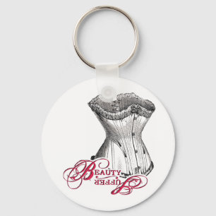Beauty / Suffer Corset Key Ring