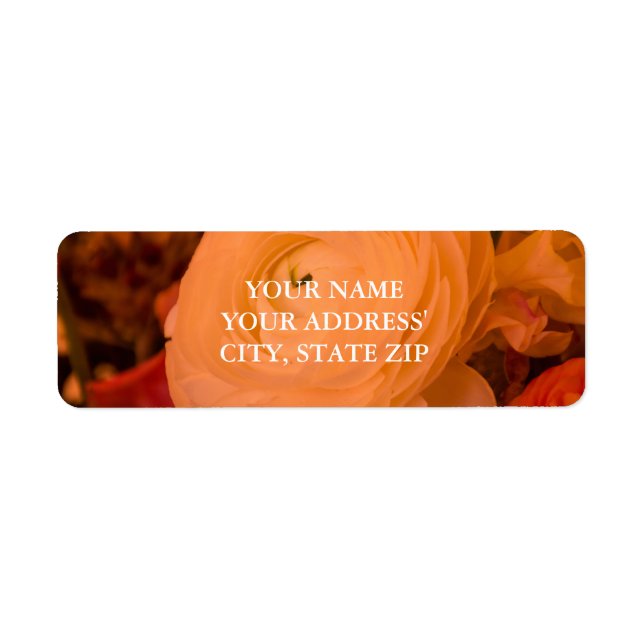 BEAUTY SURROUNDS ADDRESS LABEL TEMPLATE (Front)