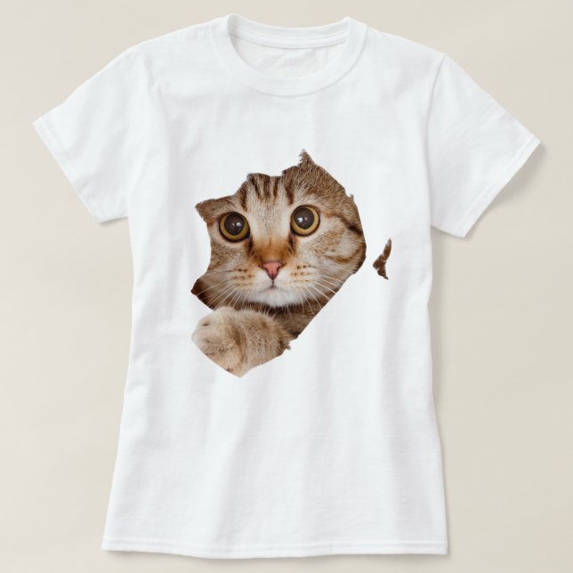 Beauty sweet cat t-shirt (Design Front)
