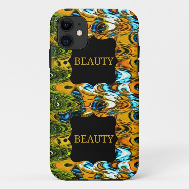 Beauty Swirls Case-Mate iPhone Case (Back)