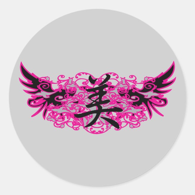 Beauty Symbol &Tattoo Design Stickers (Front)