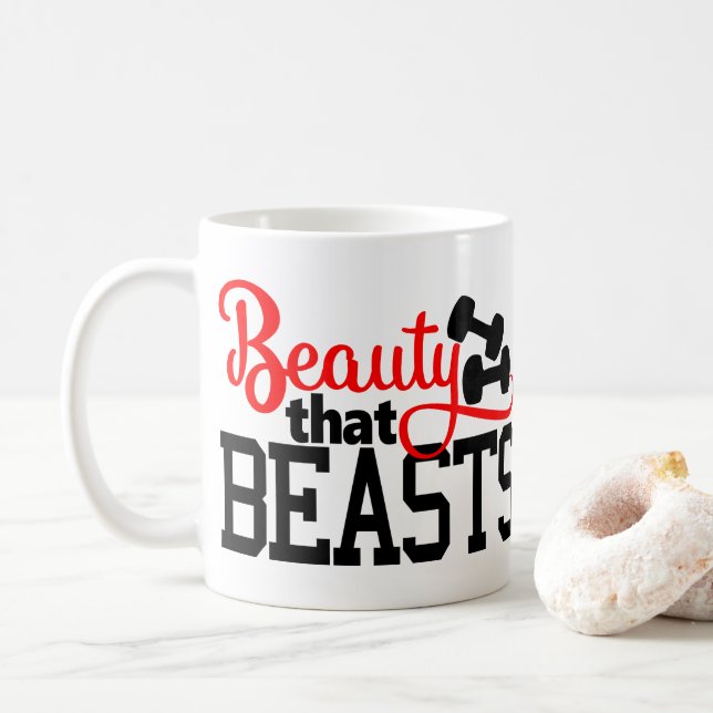 Beauty that Beasts Coffee Mug (With Donut)