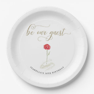 Beauty & the Beast Paper Napkins Paper Plate