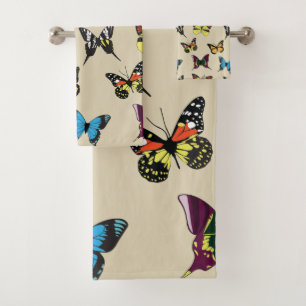 Beauty & the Butterfly Bath Towel Set