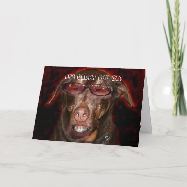 Beauty,  The older you get Card (Front)