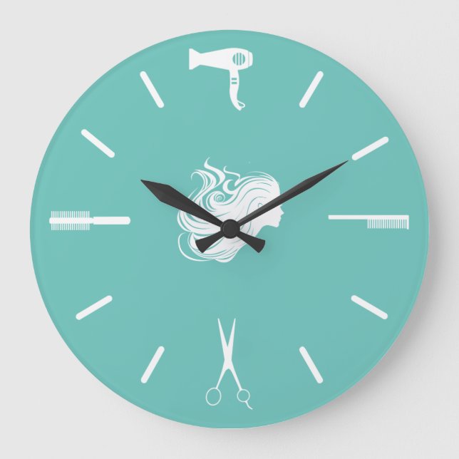 Beauty Theme Modern Wall Large Clock (Front)