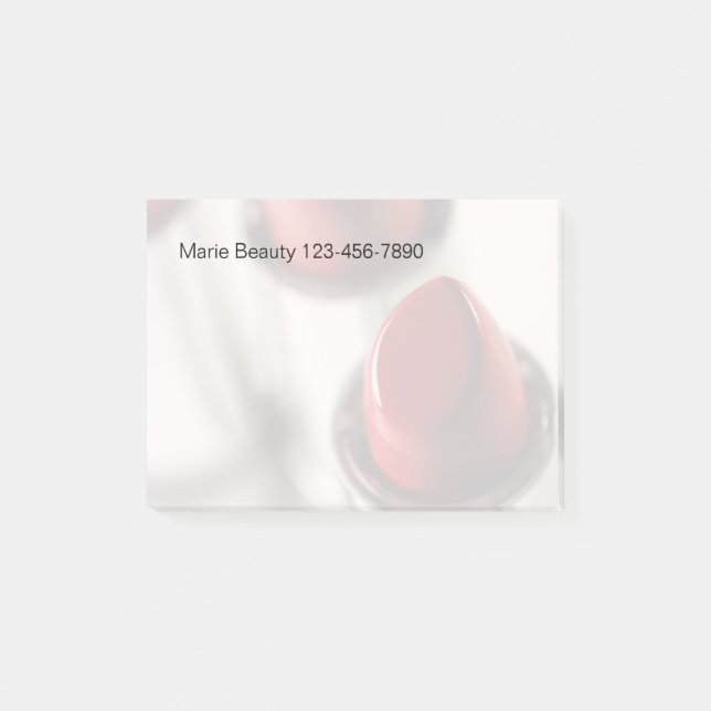 Beauty Theme Post Post-it® Notes (Front)