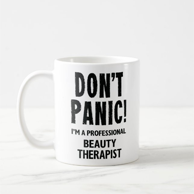 Beauty Therapist Coffee Mug (Left)