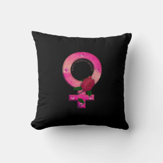 beauty through strength pillow