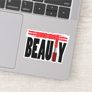 Beauty Typography Lipstick