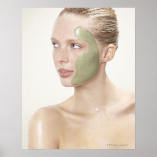 beauty, wet, spa, hair up, blonde, blue eyes poster