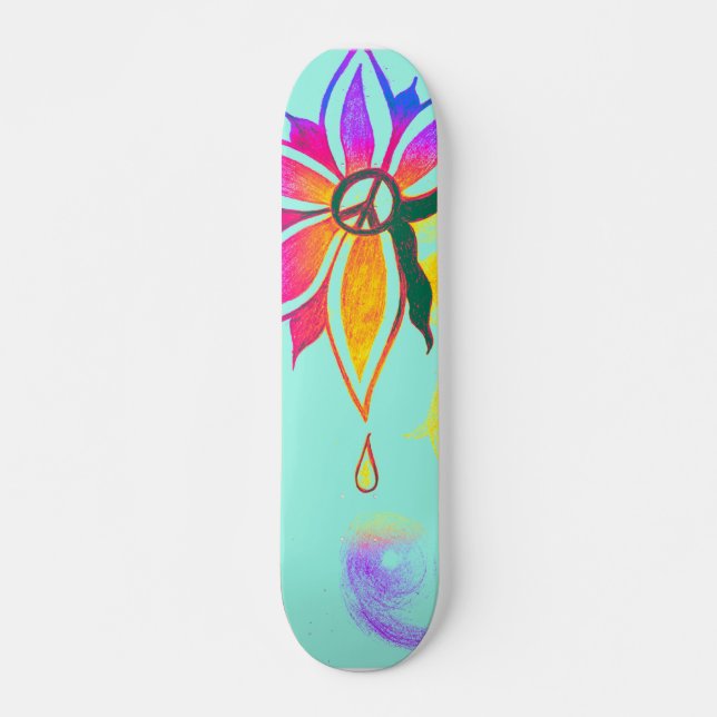 Beauty within peace- skatebord skateboard (Front)