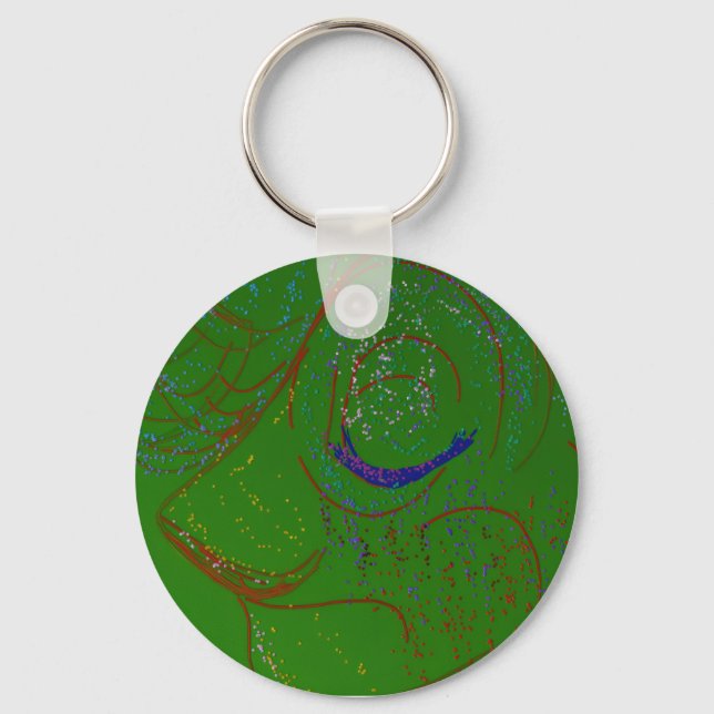 Beauty Within Two Toned Keychain (Front)
