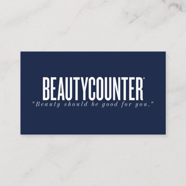 Beautycounter Consultant Business Card (No QR) (Front)