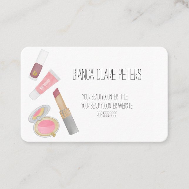 Beautycounter Consultant Product Business Card (Front)