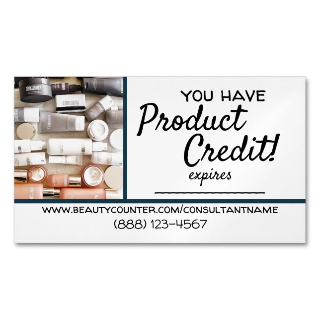 Beautycounter Product Credit Reminder Magnet (Front)