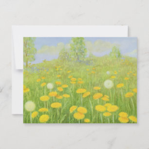 Beautyful Dandelion by Cargill, 1937 Postcard