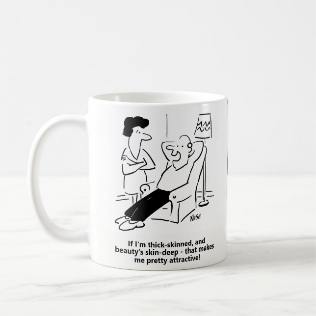 Beauty's Skin-Deep Coffee Mug (Left)