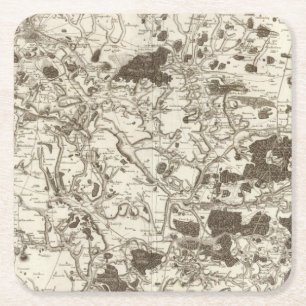 Beauvais Square Paper Coaster