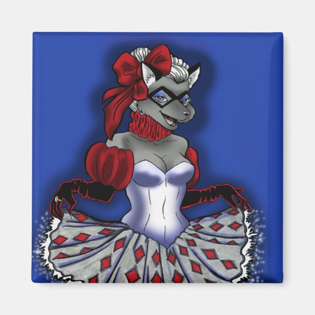 Beaux Arts Cat Magnet (Front)