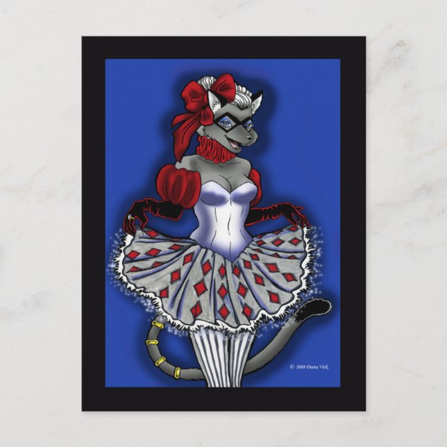 Beaux Arts Cat Postcard (Front)