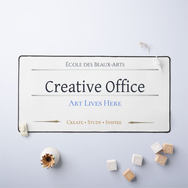 Beaux Arts Desk Mat Office Mouse Pad Luxury (Kids Table)